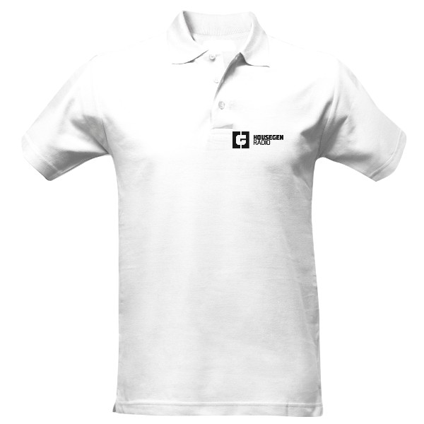 Pánská polokošile Cotton s potiskem - pánská s malým černým logem HouseGen rádia